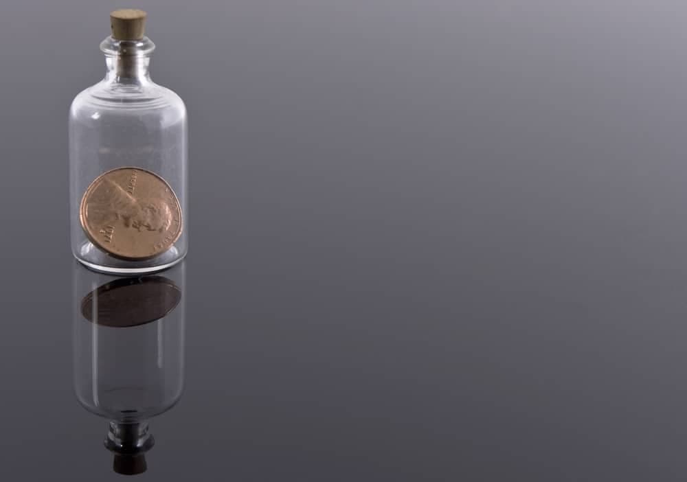 One,Penny,In,Corked,Bottle