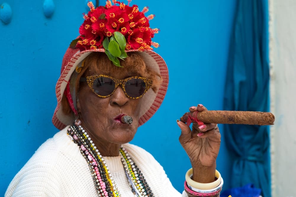 Havana,,Cuba,-,March,2,,2021:,Portrait,Of,Older,Cuban